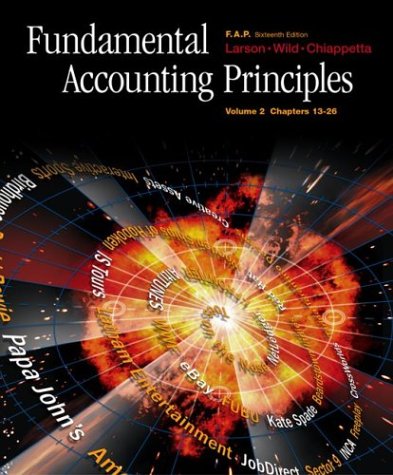 Stock image for Fundamental Accounting Principles Vol. 2 with Fap Partner Vol. 2 Cdpackage for sale by ThriftBooks-Dallas