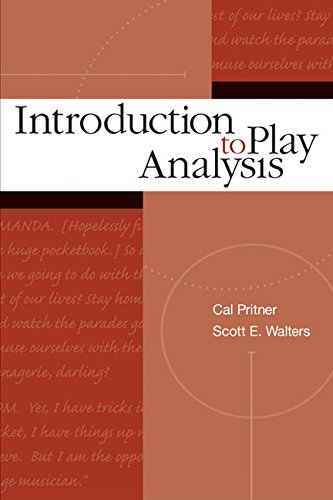 Beispielbild fr Introduction to Play Analysis zum Verkauf von AwesomeBooks