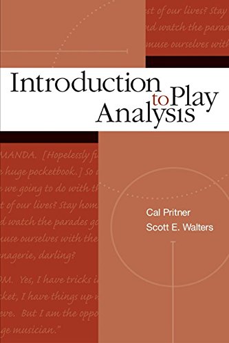 Imagen de archivo de Introduction to Play Analysis a la venta por SecondSale