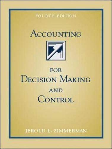 Stock image for Accounting for Decision Making and Control for sale by HPB-Red