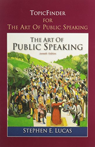 Stock image for Topicfinder for The Art of Public Speaking, 7th Ed for sale by a2zbooks