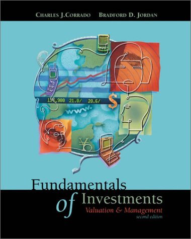 Fundamentals of Investments w/student CD + Stock-Trak + Powerweb (9780072504439) by Corrado, Charles J.; Jordan, Bradford