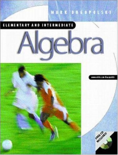 Imagen de archivo de Elementary and Intermediate Algebra with SMART CD-ROM and OLC card (mandatory package) a la venta por HPB-Red