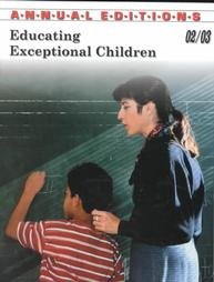 Beispielbild fr Educating Exceptional Children, 02/03 (Educating Exceptional Chil zum Verkauf von Hawking Books
