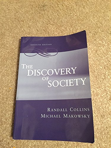 Imagen de archivo de The Discovery of Society a la venta por Better World Books