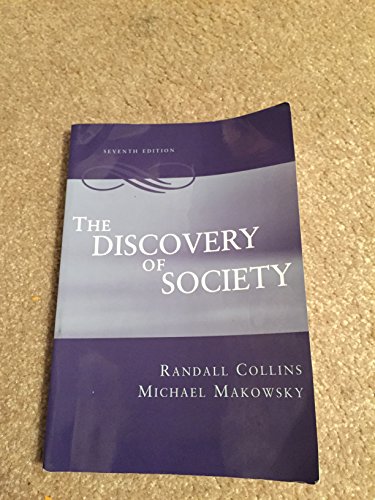 Stock image for The Discovery of Society for sale by SecondSale