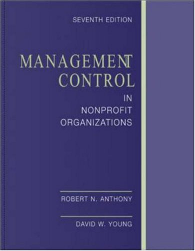 Beispielbild fr Management Control In Nonprofit Organizations zum Verkauf von BookHolders