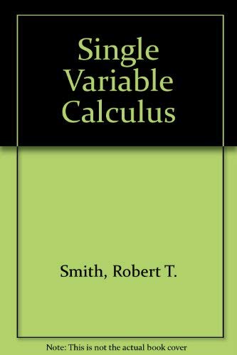 9780072509540: Single Variable Calculus