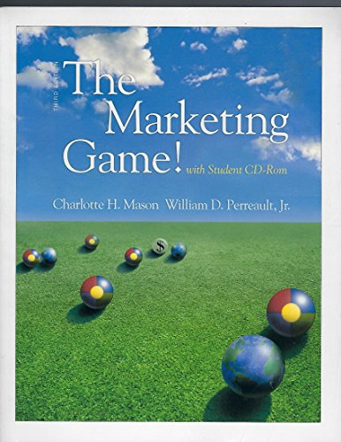 9780072513806: The Marketing Game! (with student CD ROM)