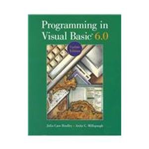 Stock image for Programming in Visual Basic 6.0 for sale by Ageless Pages