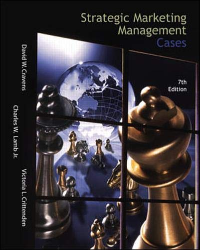 9780072514827: Strategic Marketing Management Cases w/Excel Spreadsheets