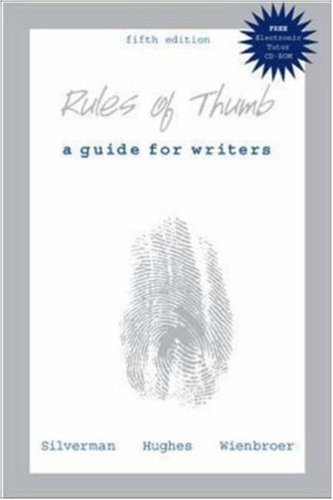 Imagen de archivo de Rules of Thumb a la venta por Better World Books: West