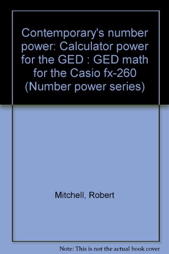 Imagen de archivo de Calculator Power for the GED (GED Calculators) a la venta por Wonder Book