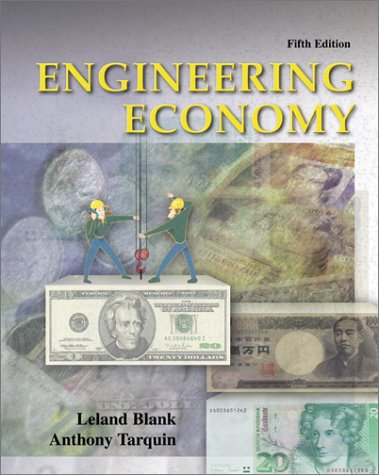 Engineering Economy Student Text with OLC Passcode Card (9780072517149) by Blank, Leland T.; Tarquin, Anthony J.