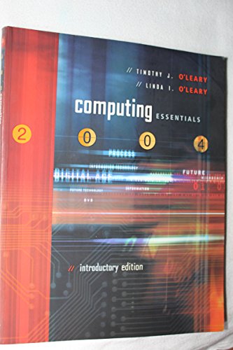 Beispielbild fr Computing Essent 2003-04 Intro zum Verkauf von Wonder Book