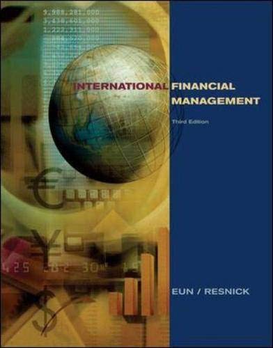 Beispielbild fr International Financial Management (McGraw-Hill/Irwin Series in Finance, Insurance, and Real Est) zum Verkauf von medimops
