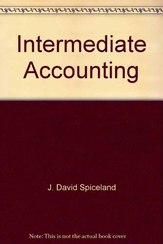 Intermediate Accounting (9780072524482) by Spiceland, Sepe, Tomassini