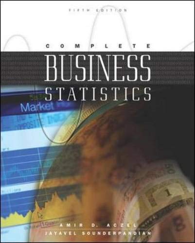 9780072524857: Complete Business Statistics W/CD Mandatory Package