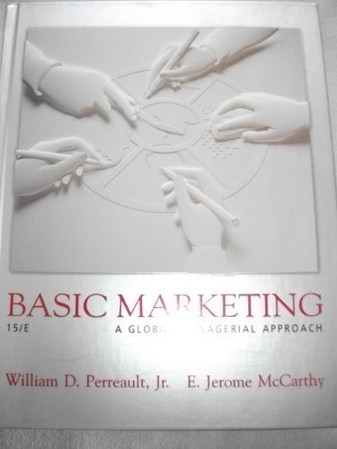 Beispielbild fr Basic Marketing : A Global-Managerial Approach zum Verkauf von Better World Books