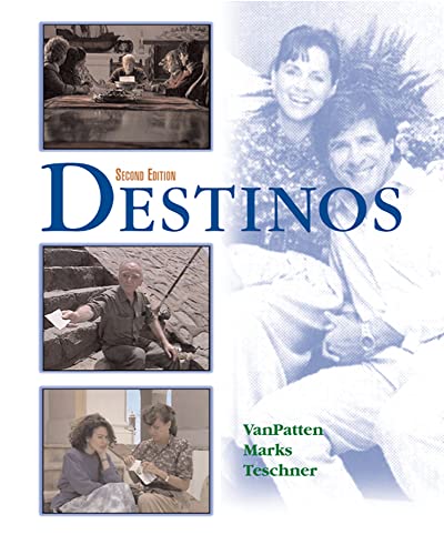 Beispielbild fr Destinos Student Edition w/Listening comprehension Audio CD, 2nd Edition zum Verkauf von Lost Books