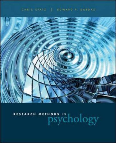 Beispielbild fr Research Methods in Psychology : Ideas, Techniques, and Reports zum Verkauf von Better World Books