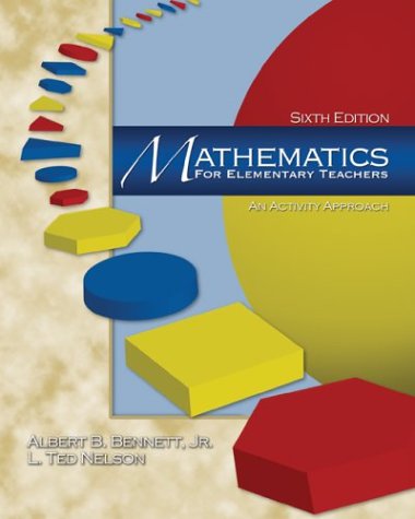 Stock image for Mathematics for Elementary Teachers: An Activity Approach (6th Edition) for sale by HPB-Red