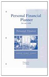 Imagen de archivo de Personal Financial Planner to accompany Personal Finance a la venta por Wonder Book