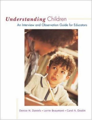 Stock image for Child and Adolescent Development for Educators: With "Understanding Children" Computer Package for sale by HPB-Red