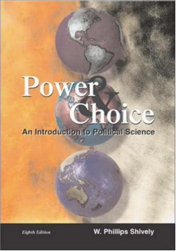 Stock image for Power & Choice: An Introduction to Political Science with Powerweb; MP for sale by SecondSale