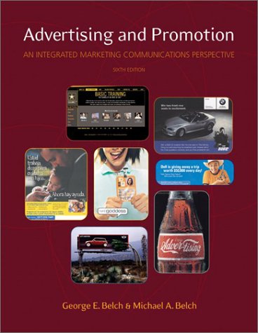 Beispielbild fr Advertising and Promotion: An Integrated Marketing Communications Perspective zum Verkauf von HPB-Red