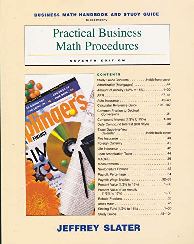 9780072537444: Practical Business Math Procedures