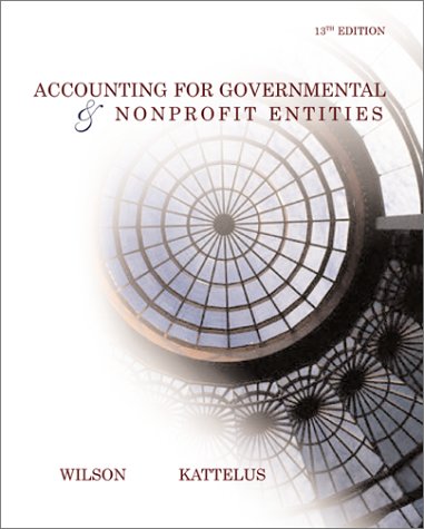 Beispielbild fr Accounting for Governmental and Nonprofit Entities zum Verkauf von Solr Books