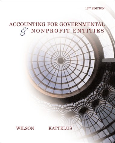 Stock image for Accounting for Governmental and Nonprofit Entities for sale by ThriftBooks-Atlanta