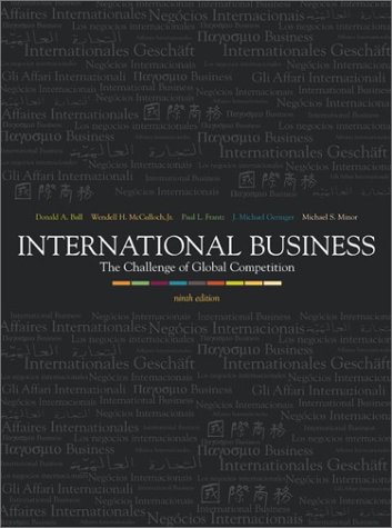 Imagen de archivo de International Business : The Challenge of Global Competition a la venta por Better World Books