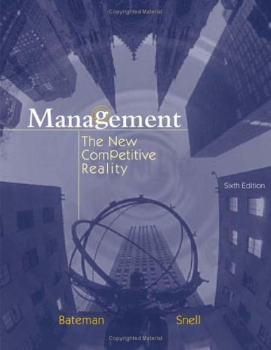 9780072538656: Management: The New Competitive Reality