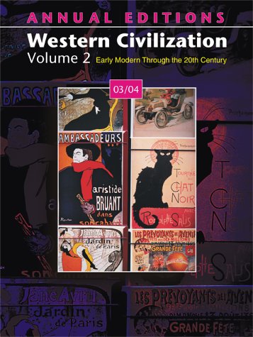 9780072548273: Annual Editions: Western Civilization, Volume 2