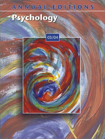 Beispielbild fr Annual Editions : Psychology 03/04 zum Verkauf von Better World Books