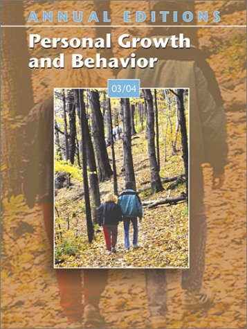 Beispielbild fr Annual Editions : Personal Growth and Behavior 03/04 zum Verkauf von Better World Books