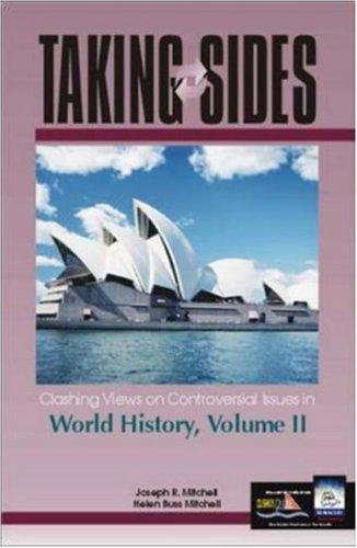 Beispielbild fr Taking Sides: Clashing Views on Controversial Issues in World History, Vol. 2 zum Verkauf von Wonder Book