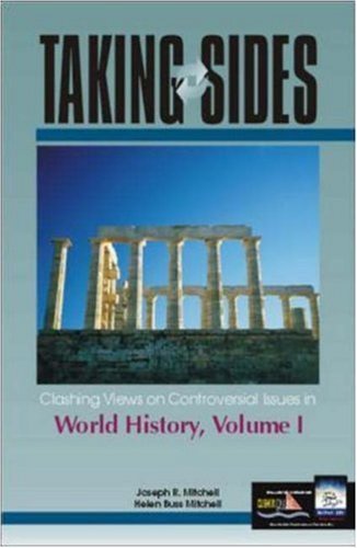 Imagen de archivo de Taking Sides Clashing Views on Controversial Issues in World History, Vol. 1 a la venta por Wonder Book