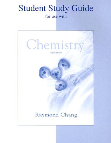 Stock image for Student Study Guide to Accompany Chemistry for sale by HPB-Red