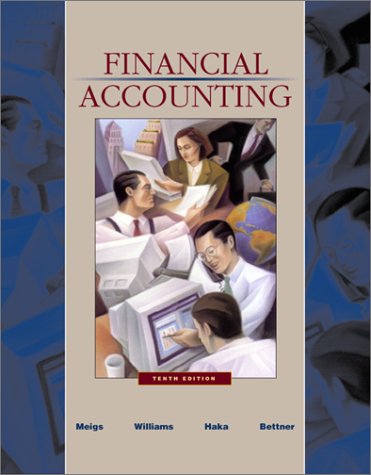 Financial Accounting W/ Student CD, Nettutor & Study Guide Package (9780072551020) by Meigs, Robert; Williams, Jan; Haka, Sue