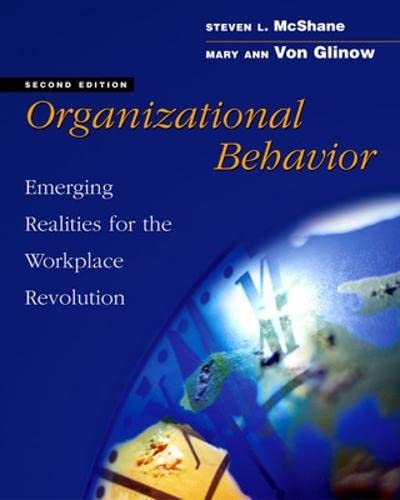 Beispielbild fr Organizational Behavior: Emerging Realities for the Workplace zum Verkauf von Ammareal