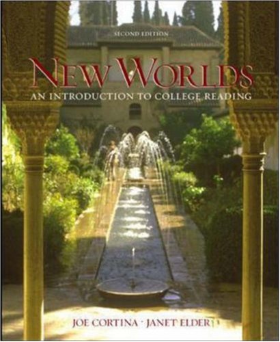 Imagen de archivo de New Worlds: an Introduction to College Reading a la venta por Virginia Martin, aka bookwitch