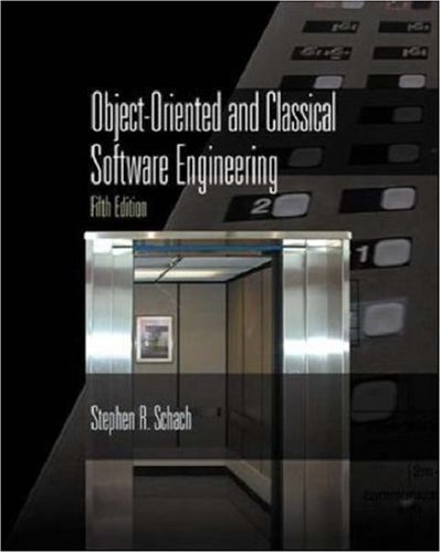 Imagen de archivo de Object-Oriented and Classical Software Engineering a la venta por Solr Books