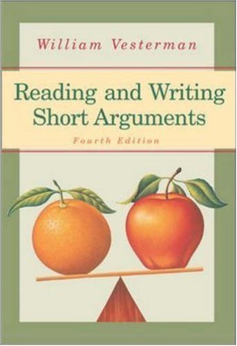 Stock image for Reading and Writing Short Arguments for sale by ZBK Books
