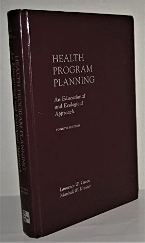 Beispielbild fr Health Program Planning : An Educational and Ecological Approach zum Verkauf von Better World Books