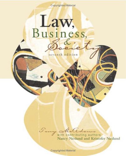 Imagen de archivo de Law, Business, and Society a la venta por HPB-Red