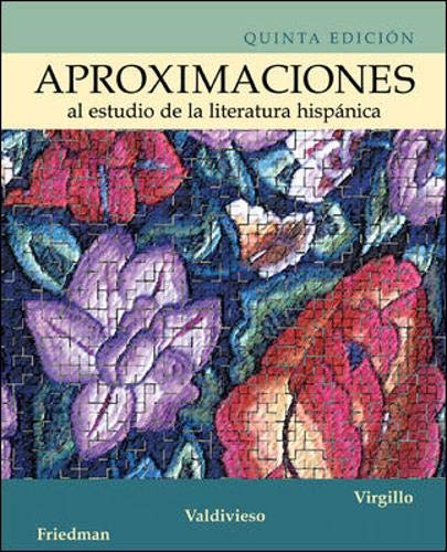 Beispielbild fr Aproximaciones Al Estudio de La Literatura Hispanica zum Verkauf von ThriftBooks-Dallas