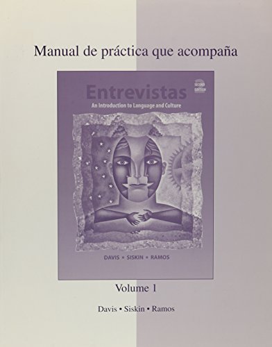 9780072558623: Manual de Practica Que Acompana Entrevistas: Primera Parte